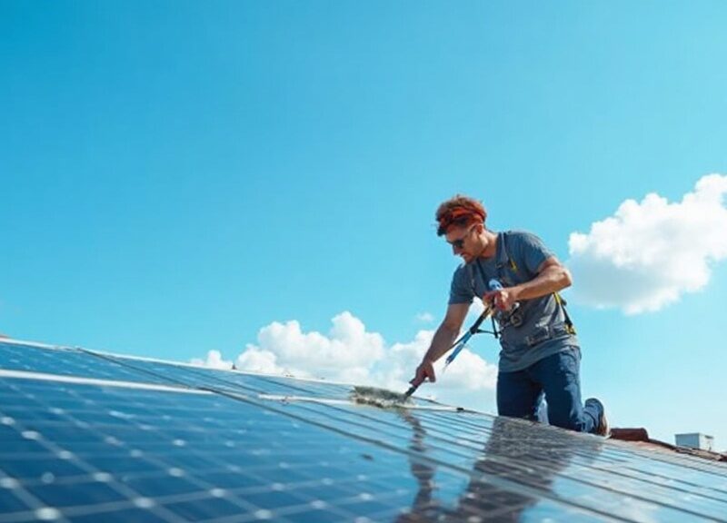 eco friendly solar panel cleaner options for homeowners