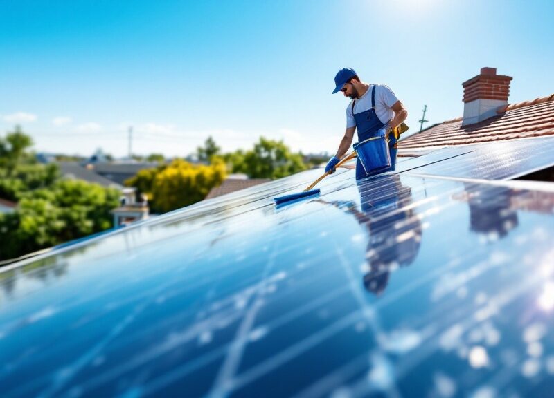 how to clean my solar panels a step by step guide for homeowners