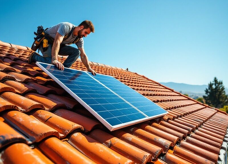 how to install solar panels on clay roof tiles a step by step guide