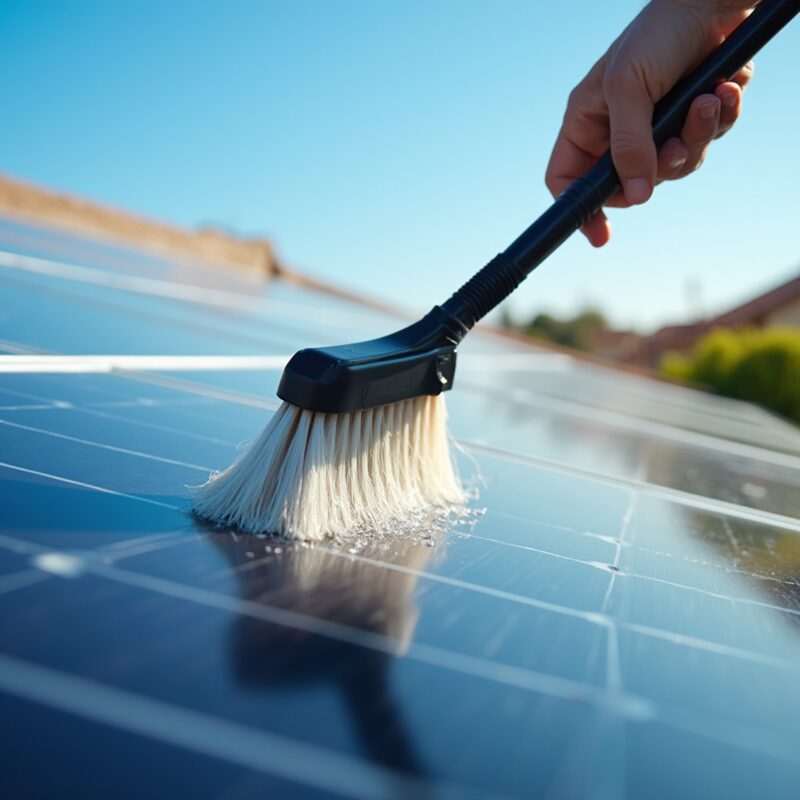 how to clean solar panels on roof a step by step guide