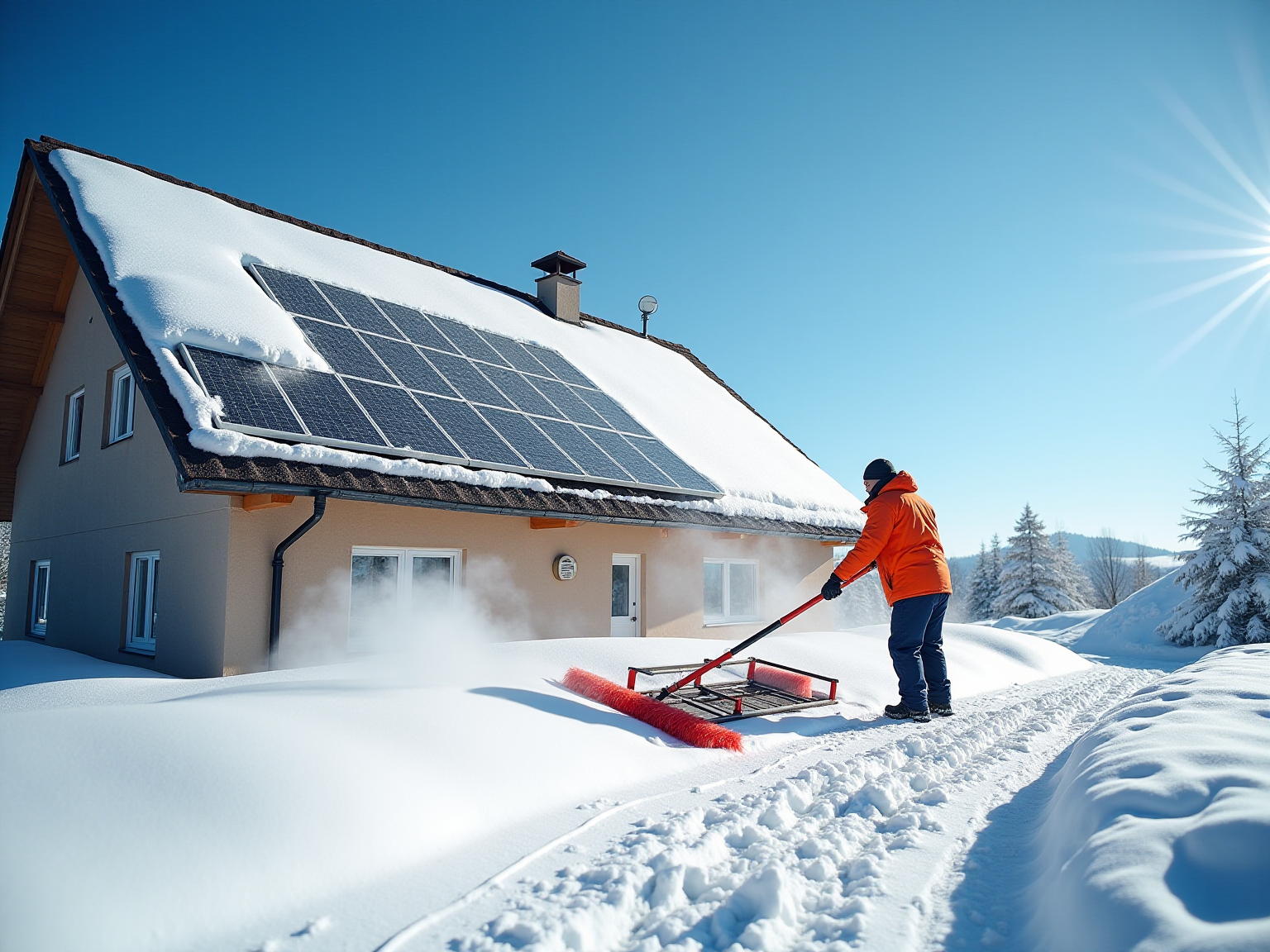 4 Steps for Automatic Solar Panel Snow Removal Success