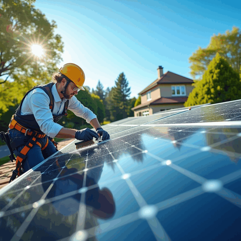 best solar panel cleaning techniques for eco conscious homeowners