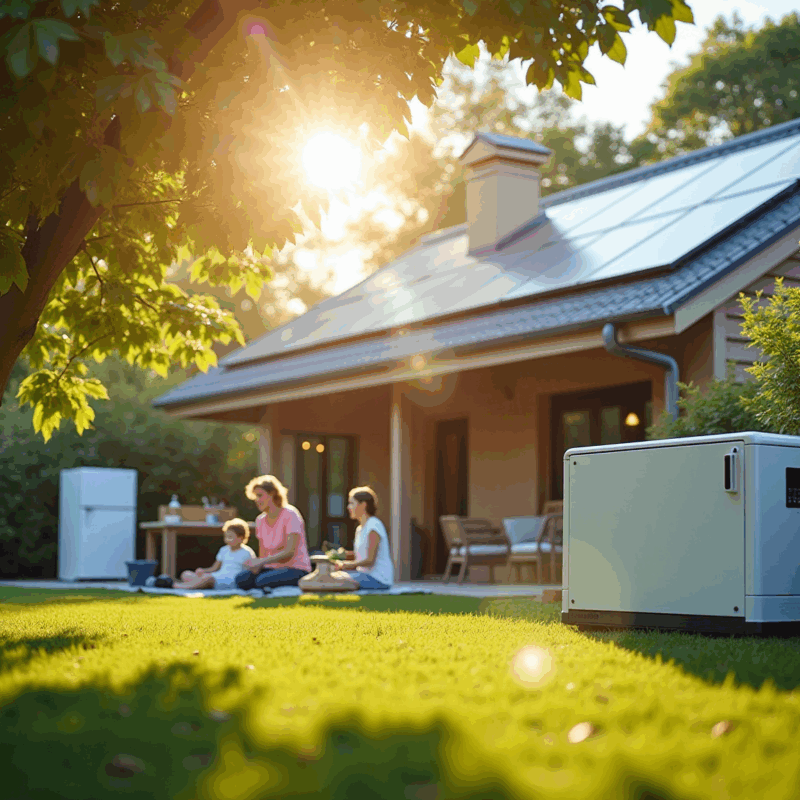 10 benefits of using a generator with solar backup for your home