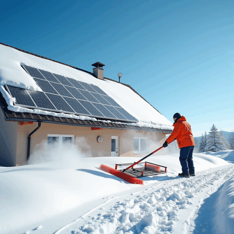 4 steps for automatic solar panel snow removal success