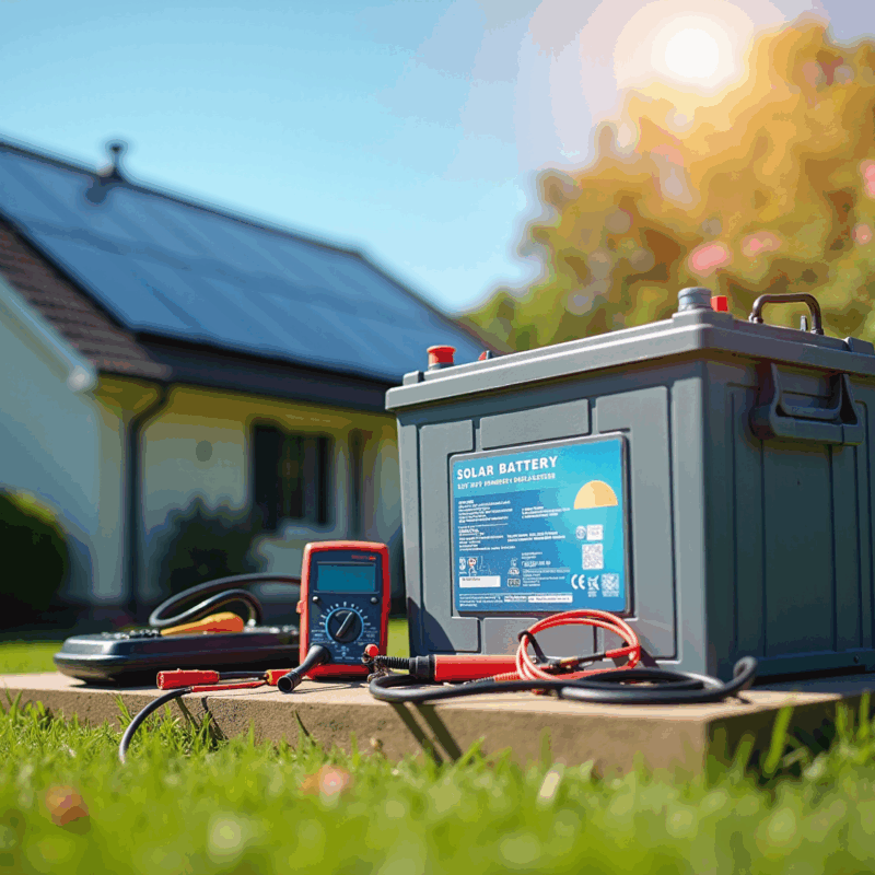 4 steps to charge solar batteries with generator effectively