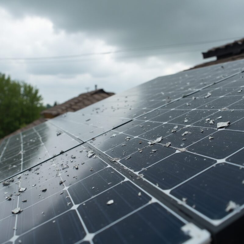 caring for your home a step by step guide to solar panel hail protection
