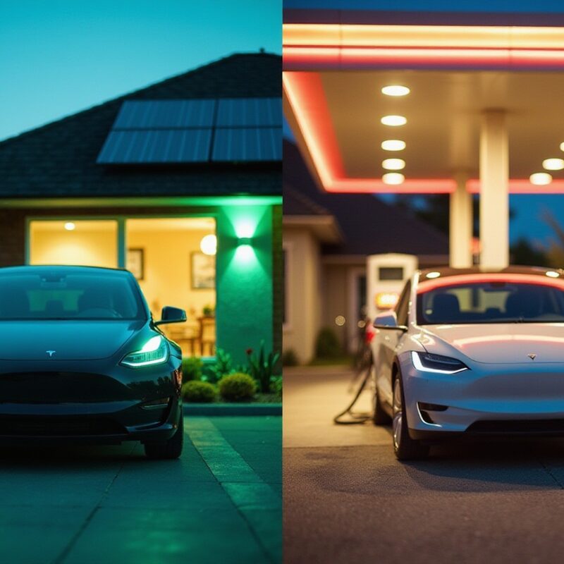electric car charging cost vs gas a comprehensive comparison