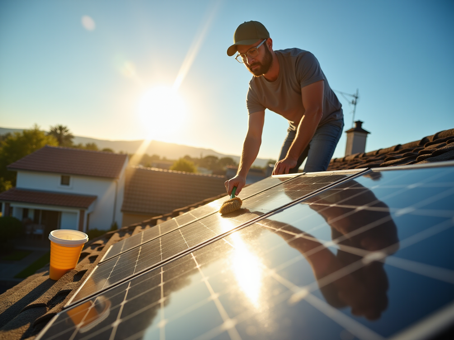 How to Choose and Use the Right Brush to Clean Solar Panels: A Step-by-Step Guide