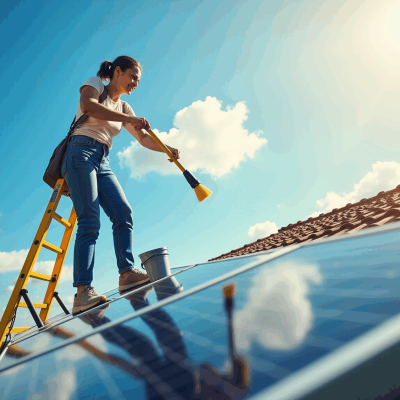 how to clean a solar panel essential steps for homeowners