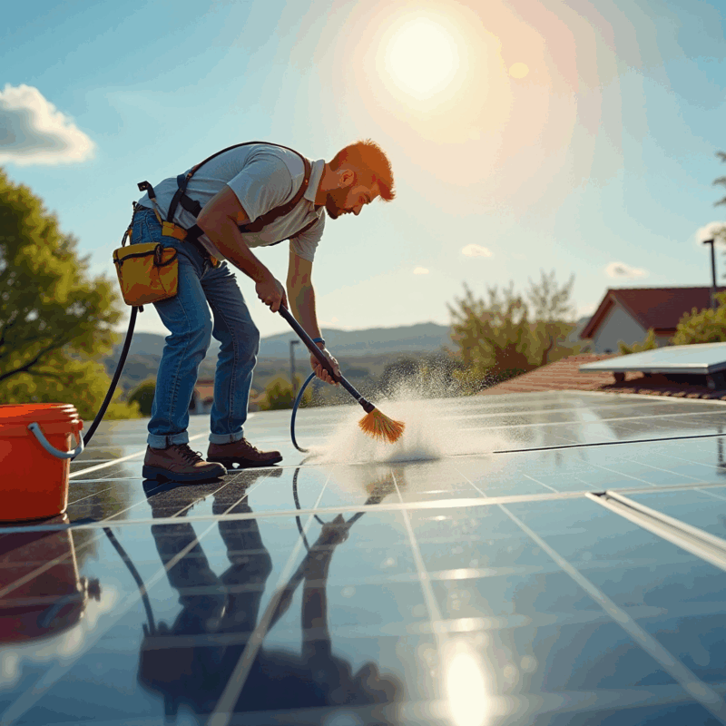 how to clean solar panels yourself a step by step guide