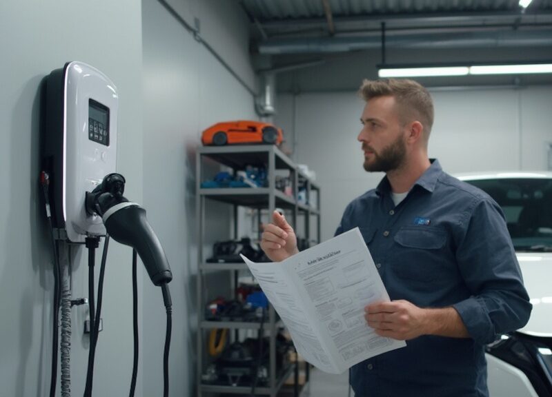 how to install ev charger in garage a step by step guide
