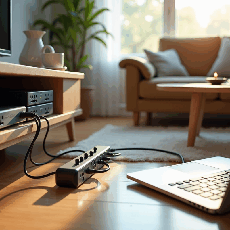 implement advanced power strip to reduce vampire loads effectively