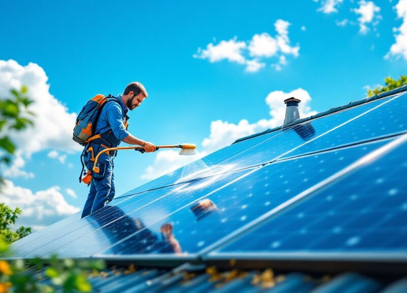 what is a solar washing system understanding the basics of solar panel cleaning