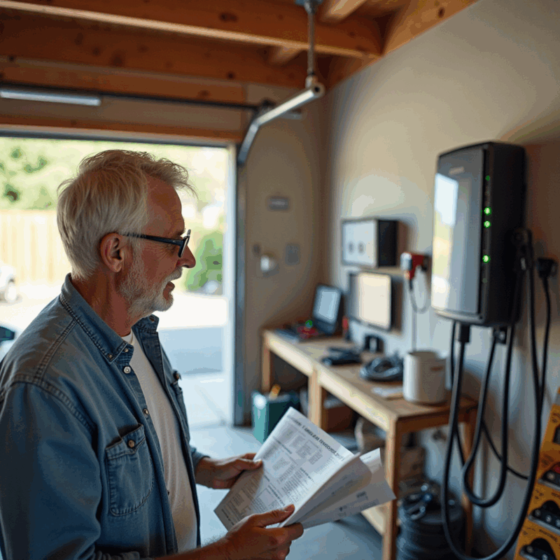 how much does it cost to put a car charger in your garage