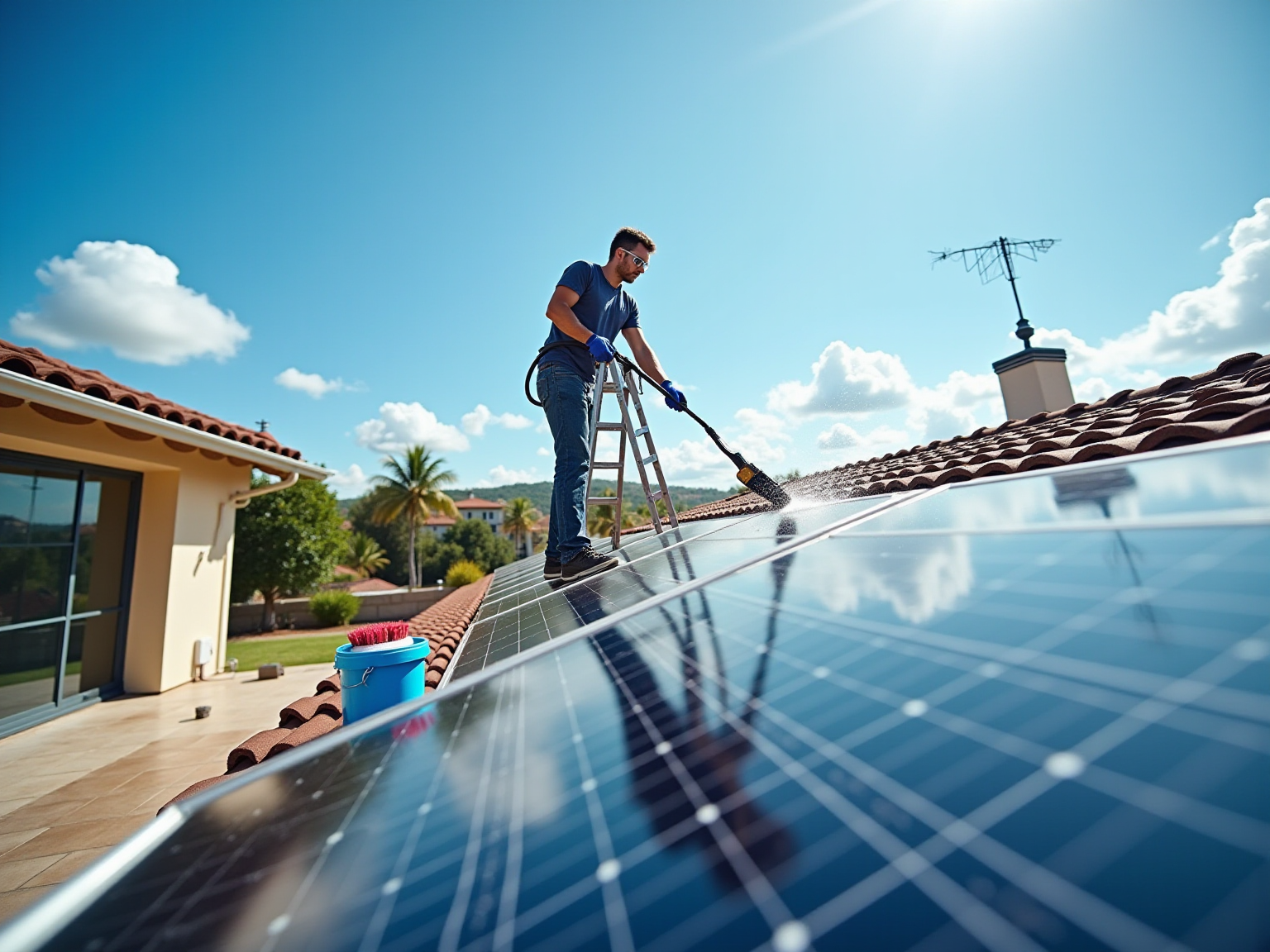 Master Solar Panel Cleaning with a Pressure Washer
